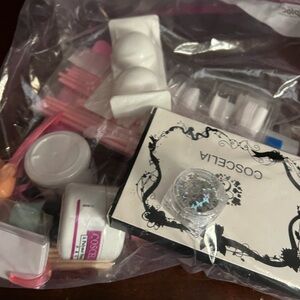 Nail Art Kit with Glitter